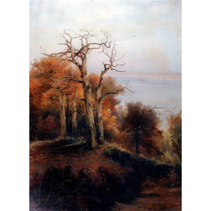 А. Саврасов. Осенний лес. Кунцево. (Проклятое место.) 1872 год.