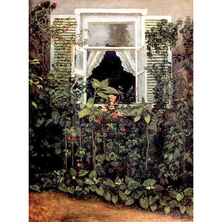 В. Борисов-Мусатов. Окно. 1886 год. Государственная Третьяковская галерея