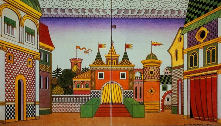  Эскизы декораций к опере «Золотой петушок» (1909)