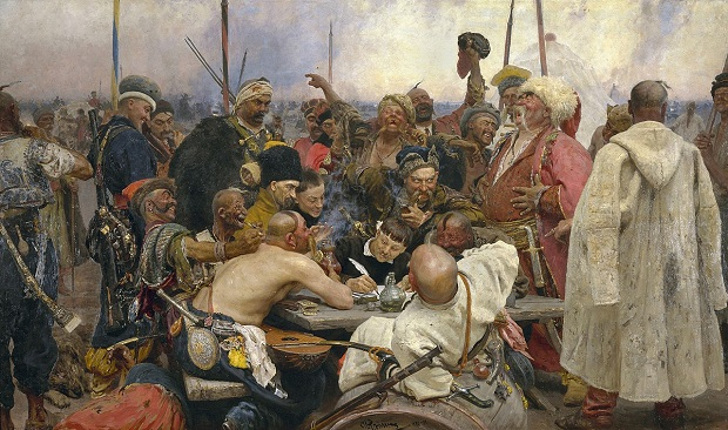  «Запорожцы пишут письмо турецкому султану» (1891)