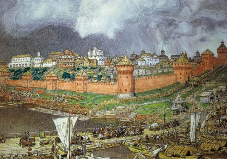  «Московский Кремль при Иване III» (1921)