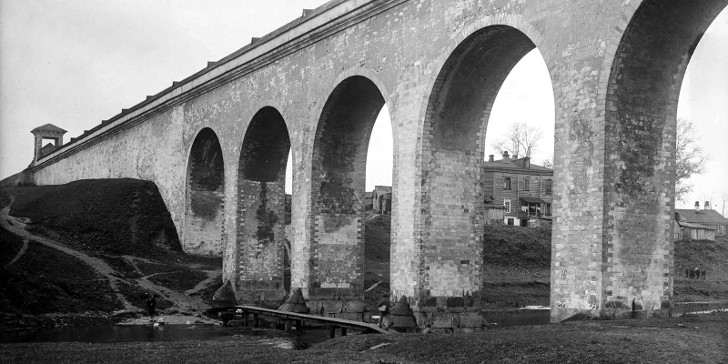 Ростокинский акведук («Миллионный мост»). 1930-е годы. Главархив Москвы 