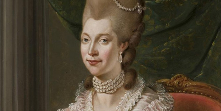 Г.-В. Швейкхардт. Портрет английской королевы Софии Шарлотты. Между 1772 и 1785 годами. Фрагмент