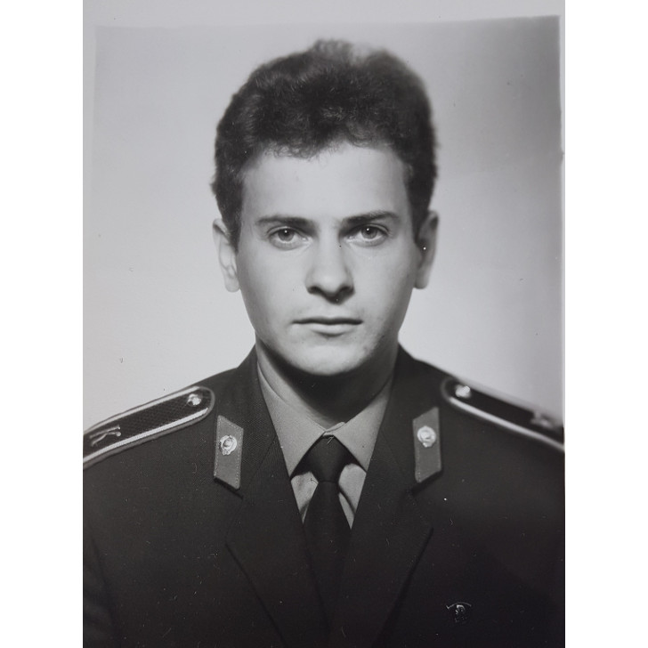Курсант Высшей школы милиции В.Л. Бердичевский (1985 год)
