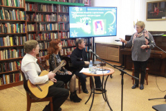 Актёры театра «Миг» на встрече со зрителем (фото В.Кузьмин, январь, 2023)