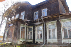Дом Чепеля, Школа №3, общежитие учителей (г.Клин, фото В.Кузьмин, апрель, 2022)