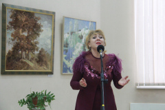 Концерт вокальной студии «Гармония» в большом зале выставочного комплекса имени Ю.В. Карапаева (фото В.Кузьмин, январь, 2023)