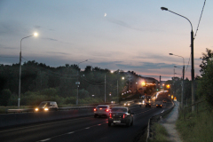 г.Клин, Ленинградское шоссе, мост через реку Сестра (фото В.Кузьмин, июль, 2022)