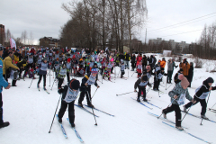 Почти олимпийские старты, «Народная лыжня – 2022» (фото В.Кузьмин, февраль, 2022)