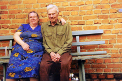 Дочь Кашаева (Григорьева) Зинаида Амплевна со своим мужем Кашаевым