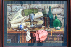 Выставка Школы рисования и творчества Ярослава Ступина, г.Клин (фото В.Кузьмин, февраль, 2023)