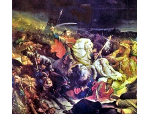 Картина Адольфа Ивона «Куликовская битва» (1859 год)