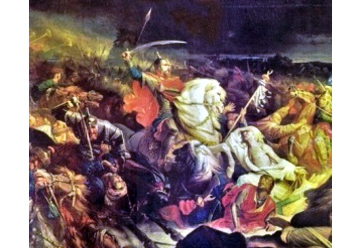 Картина Адольфа Ивона «Куликовская битва» (1859 год)