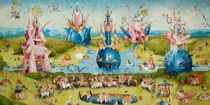 И.Босх. Сад земных наслаждений. Фрагмент. 1505-1510 годы