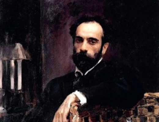 Исаак Ильич Левитан (Портрет работы В.Серова, 1893)