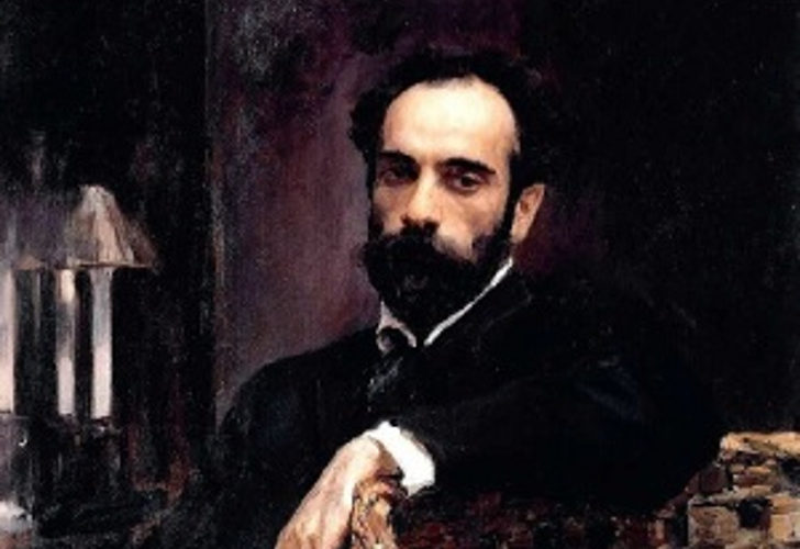 Исаак Ильич Левитан (Портрет работы В.Серова, 1893)