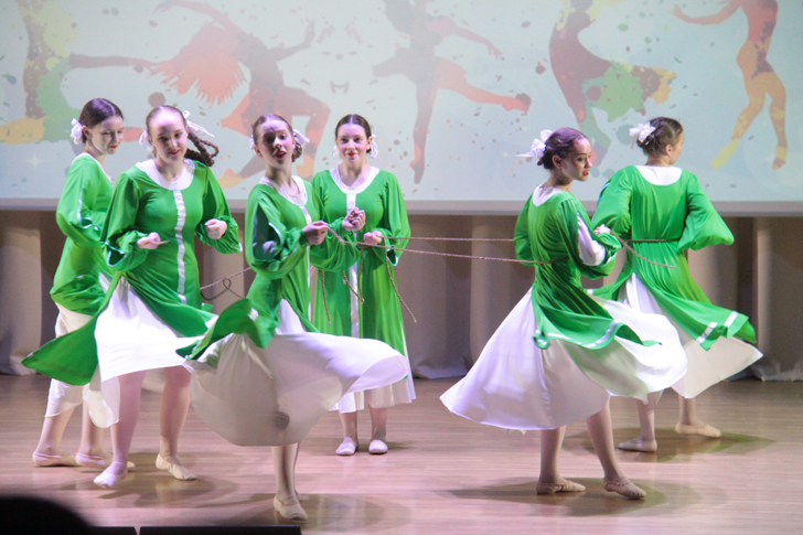 Отчетный концерт хореографического отделения Клинской музыкальной школы имени П.И. Чайковского (фото В.Кузьмин, апрель, 2023)