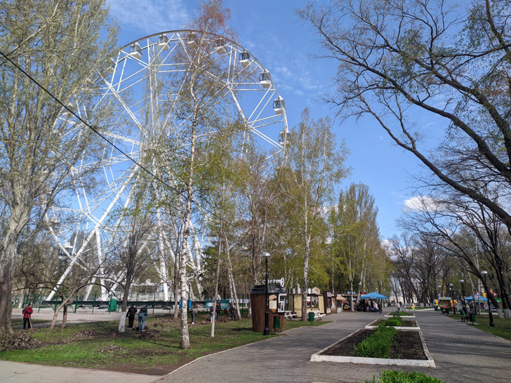 г.Самара, Парк Гагарина (фото Олег Д., апрель, 2022)