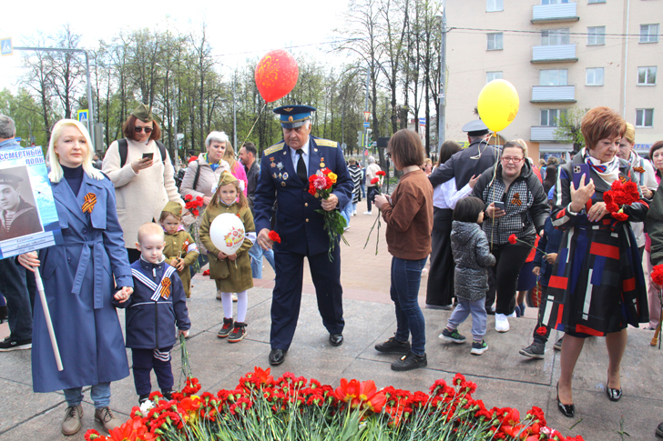 Празднование Дня Победы (фото В.Кузьмин, г.Клин, май, 2023)