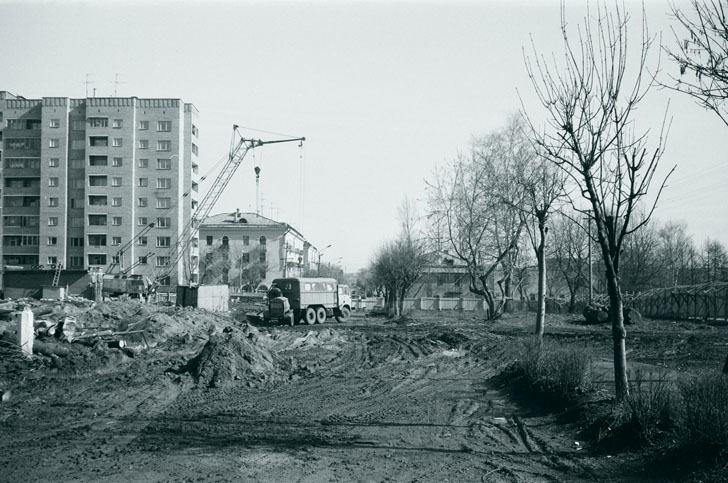 г.Клин, ул.Гагарина, 1988 год (фото из архива В.Кузьмина)
