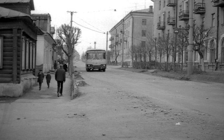 г.Клин, ул.Гагарина, 1970 год (фото из архива В.Кузьмина)