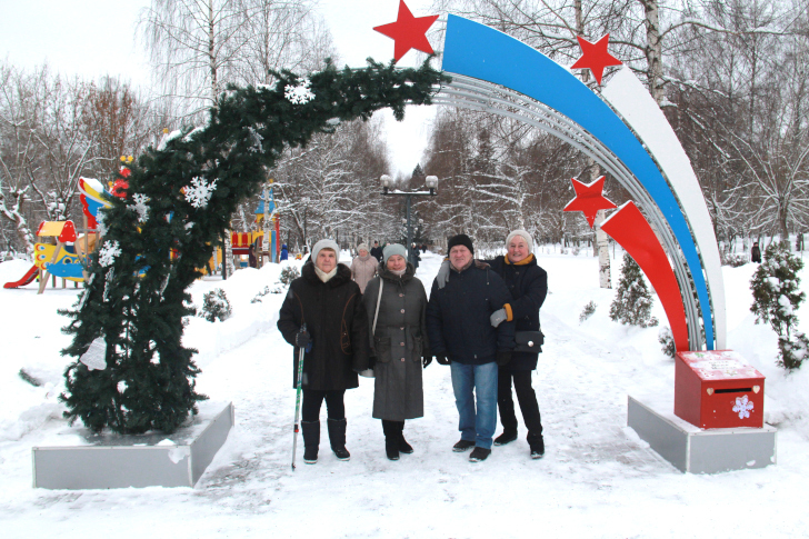 В память о тяжелых временах из 1941 года (фото В.Кузьмин, г.Высоковск, декабрь, 2022)