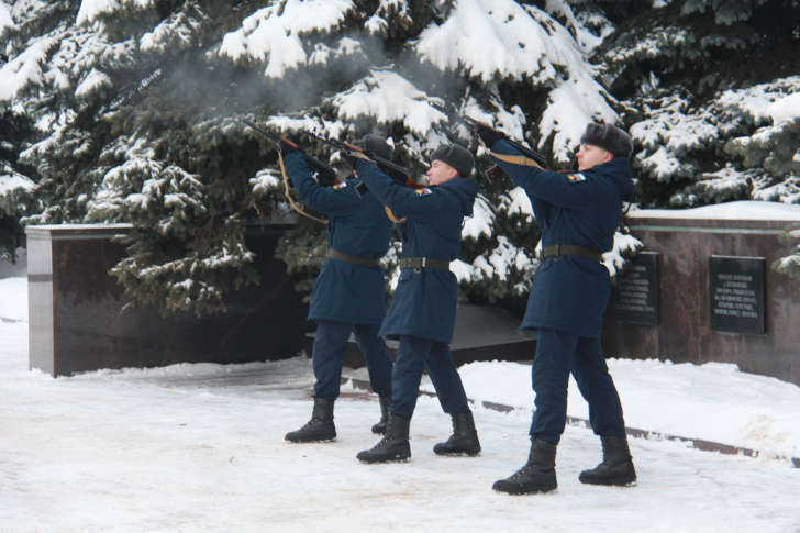 Битва за Клин - 81 годовщина освобождения города (фото В.Кузьмин, декабрь, 2022)
