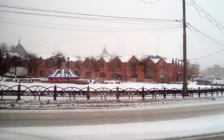 г.Клин, Советская площадь (фото В.Кузьмин, ноябрь, 2022)