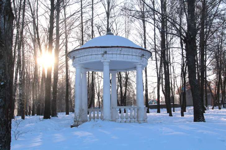 г.Клин, «Сестрорецкий» парк (фото В.Кузьмин, январь, 2023)