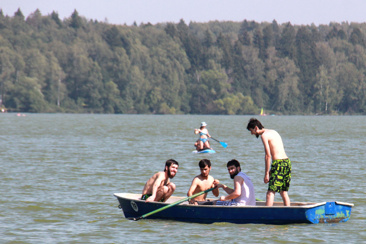 Озеро Сенеж, Солнечногорский район (фото В.Кузьмин, август, 2023)