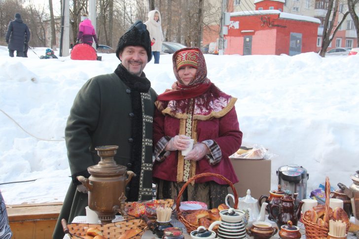 Праздник «Самоварное настроение», г.Клин, Сестрорецкий парк (фото В.Кузьмин, февраль, 2022)