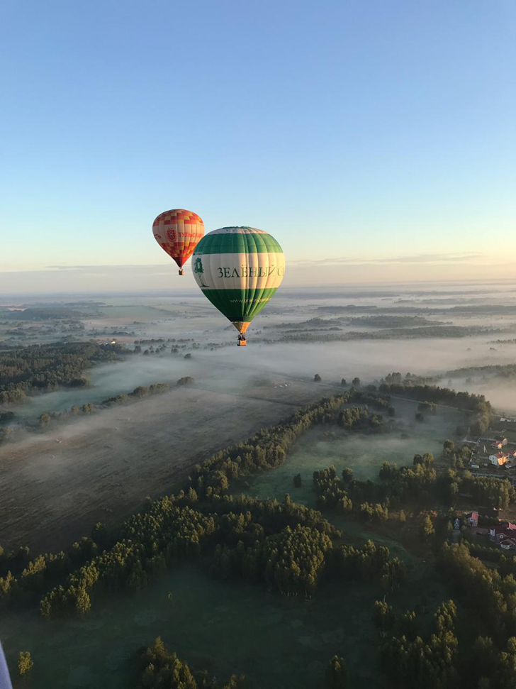 Полет на воздушном шаре (Фото из архива Софии Курносовой, Рязанская область)