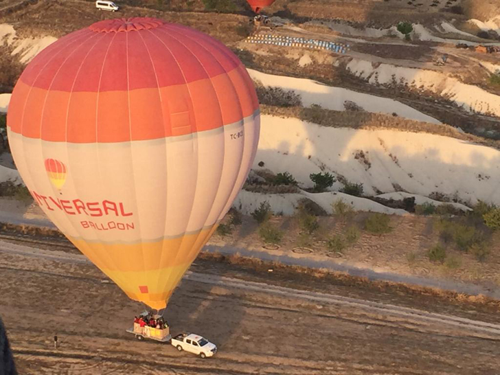 Полет на воздушном шаре (фото из архива Е.Трифоновой, Турция)