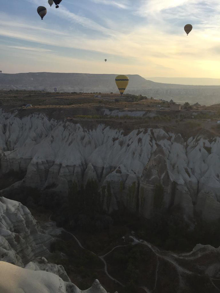 Полет на воздушном шаре (фото из архива Е.Трифоновой, Турция)