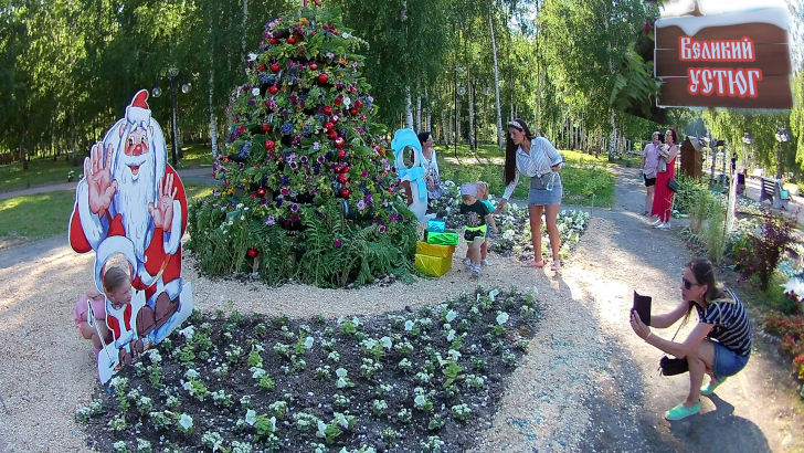 Цветочный фестиваль в парке «Вальс цветов» (фото В.Кузьмин, июль, 2022)