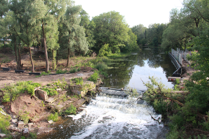 г.Клин, река Сестра (фото из архива В.Кузьмина)