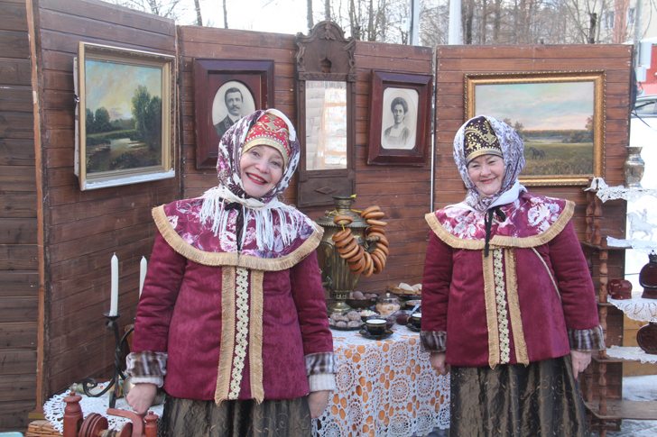 Праздник «Самоварное настроение», г.Клин, Сестрорецкий парк (фото В.Кузьмин, февраль, 2022)