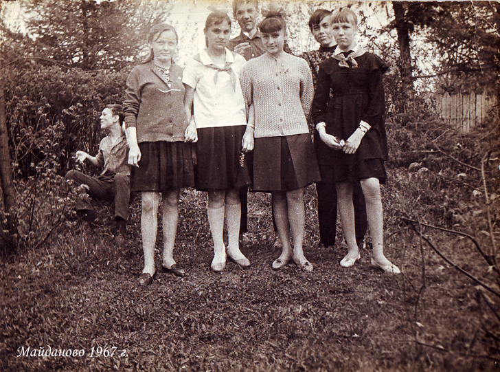 Майданово школа №5, 1967 год (Фото из архива В.Кузьмина)