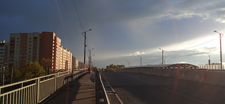 г.Клин, Волоколамский мост (фото В.Кузьмин, июнь, 2022)