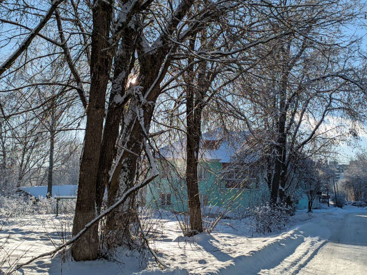Город Клин, поселок Майданово (фото Олег Д., январь, 2024)