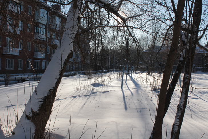 г.Клин, Бородинский проезд (Фото В.Кузьмин, январь, 2024)