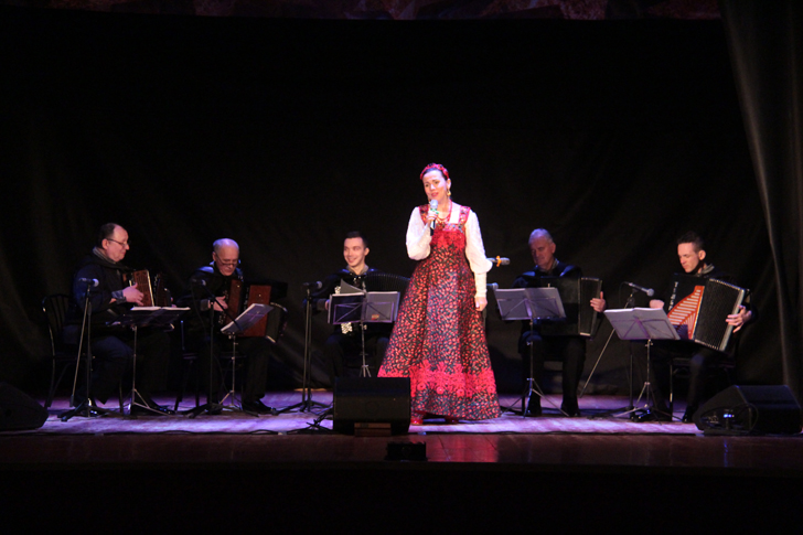 Концерт ансамбля «Русский тембр» в г.Высоковск (фото В.Кузьмин, февраль, 2024)