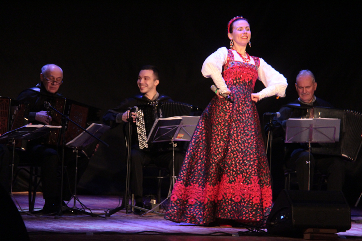 Концерт ансамбля «Русский тембр» в г.Высоковск (фото В.Кузьмин, февраль, 2024)