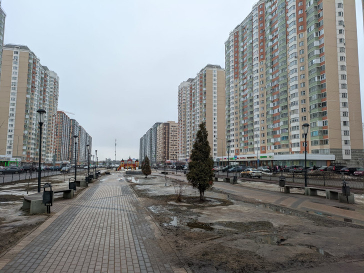 Город Железнодорожный (фото Олег Д., март, 2024)