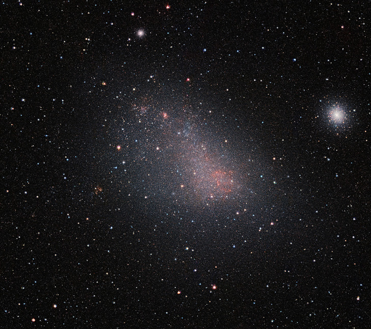 Малое Магелланово Облако глазами телескопа VISTA. Credit: ESO/VISTA VMC