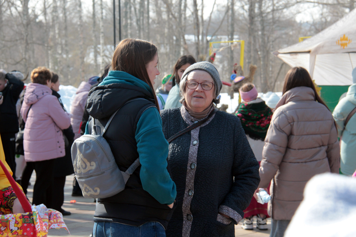 Масленица в Берёзовом парке, город Высоковск (фото В.Кузьмин, март, 2024)