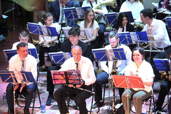 130-летие Высоковсковского духового оркестра (фото В.Кузьмин, апрель, 2024)