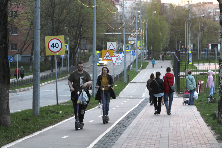 Город Клин, ул.Мира (фото В.Кузьмин, май, 2024)