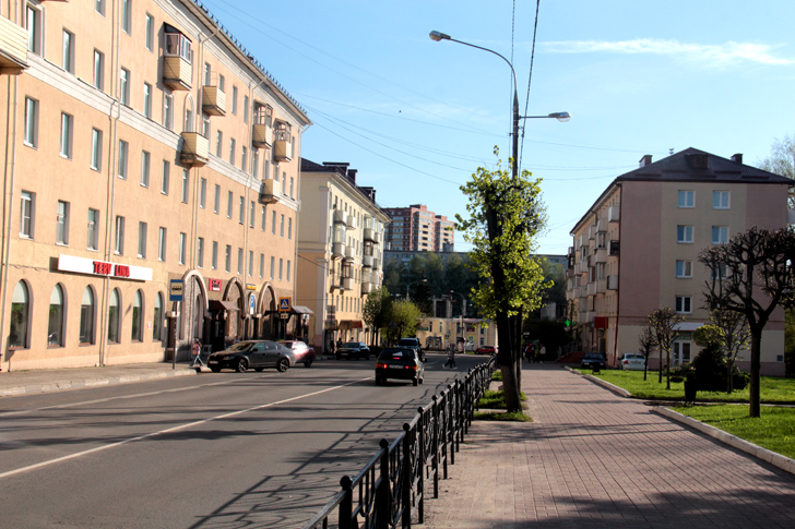 Город Клин, ул.Гагарина (фото В.Кузьмин, май, 2024)