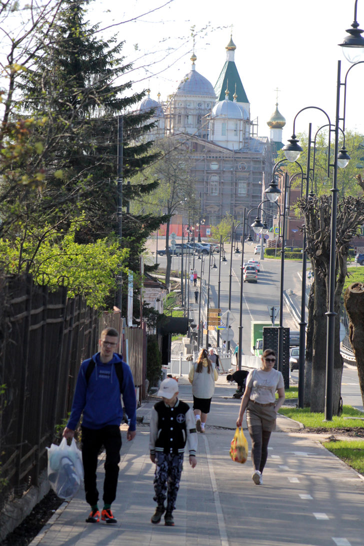 Город Клин, ул.Чайковского (фото В.Кузьмин, май, 2024)